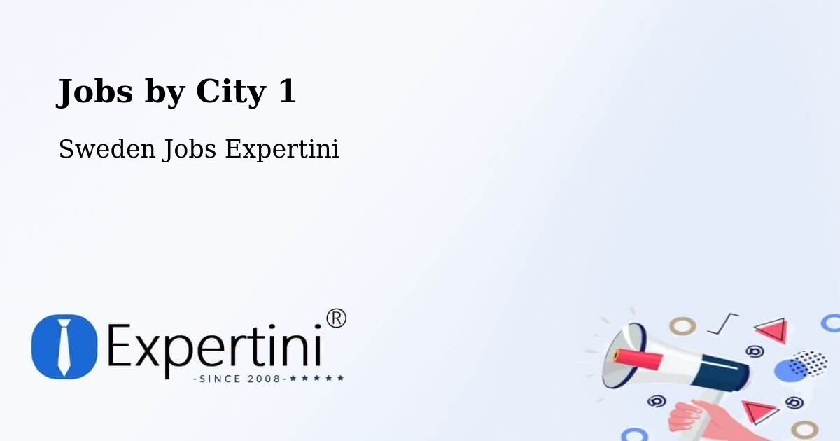City Jobs in Sweden - Expertini