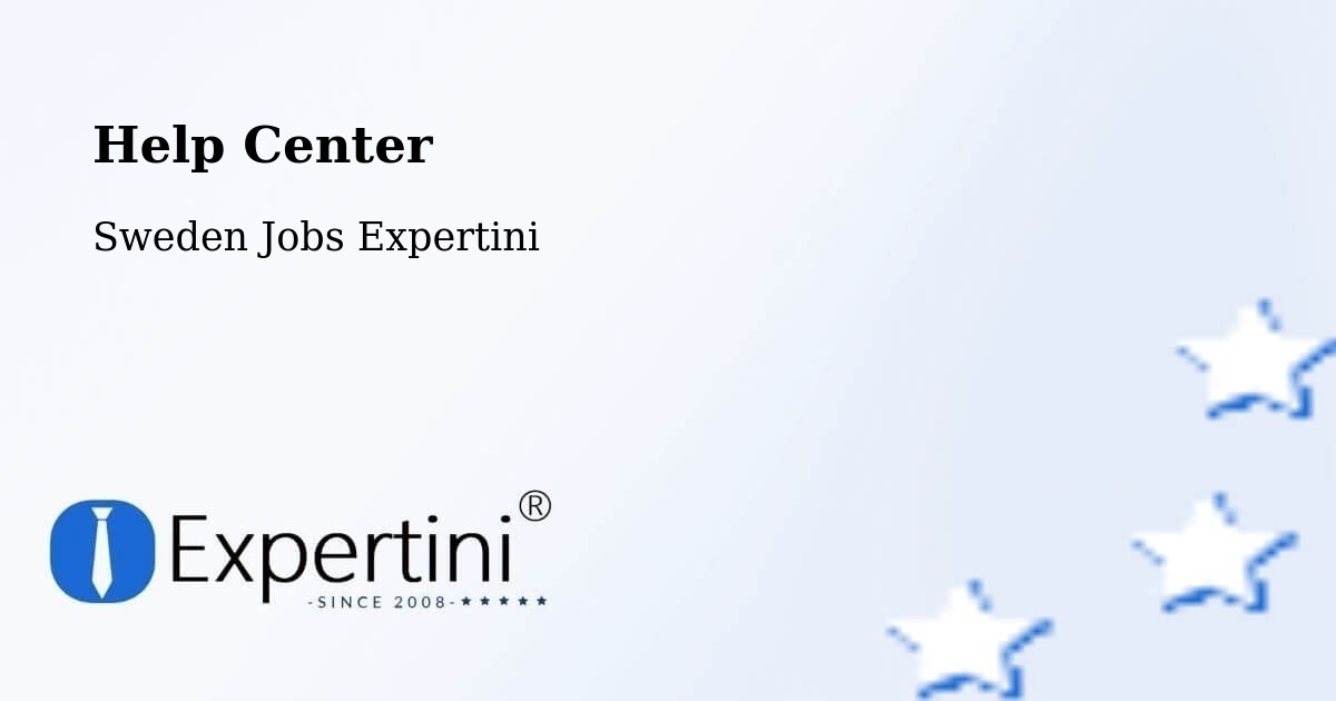 Help Center – Partille - Sweden Jobs Expertini